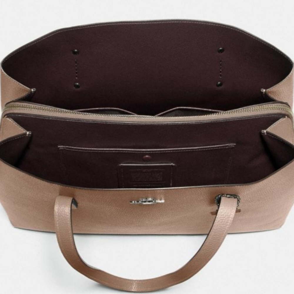 - Coach Charlie Carryall 40 Taupe - Picture 6 of 16